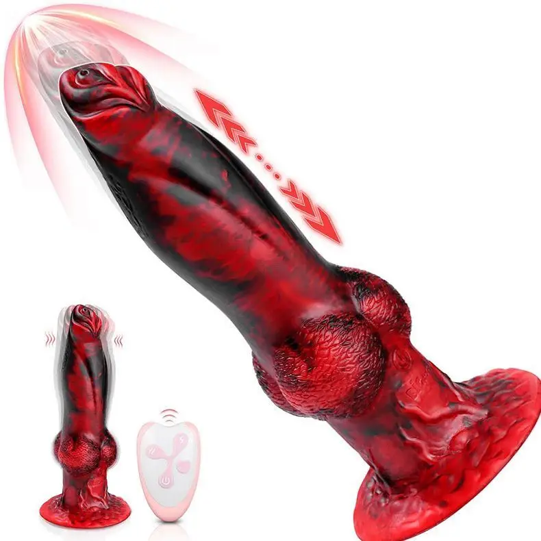Silicon Dildo For Women Thrusting Huge 10 Ejaculable Tongue Machine Telescopic Inflatable Butt Plug Mssage Gun Female