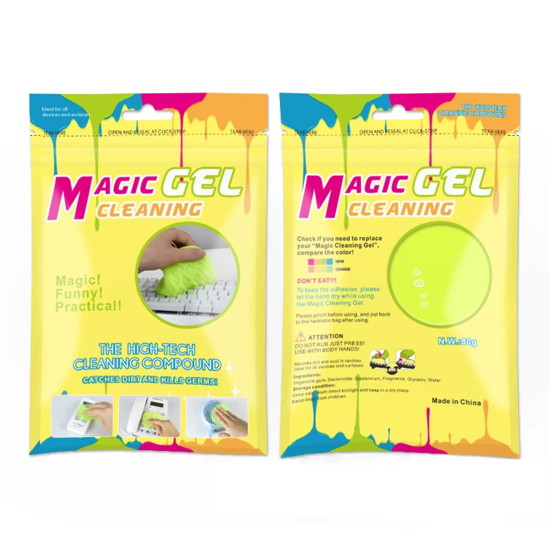 Wholesale keyboard Cleaner Dust Cleaning Jelly mud 80g magic super clean gel