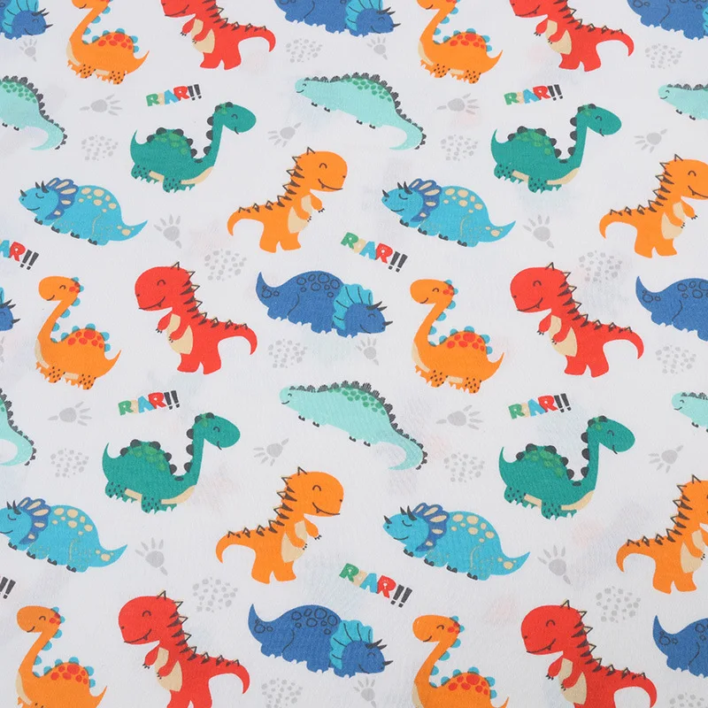 Breathable Stretch Cotton Fabric  Digital Print Customize Your DIY 95 cotton 5 spandex fabric For Kids