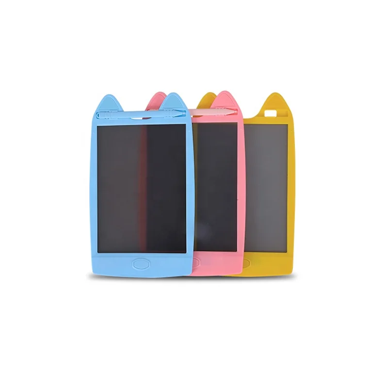 customized digital kids pad Ear Shaped Electronic Writing Drawing Pads 8.5 inch tablet