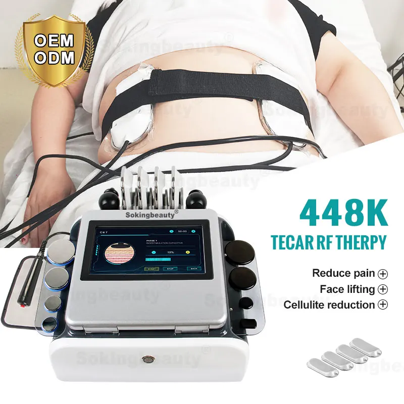 3 in 1 New RF TECAR Therapy Physiotherapy Pain Removal Skin Rejuvenation tecar for Multi site pain relief