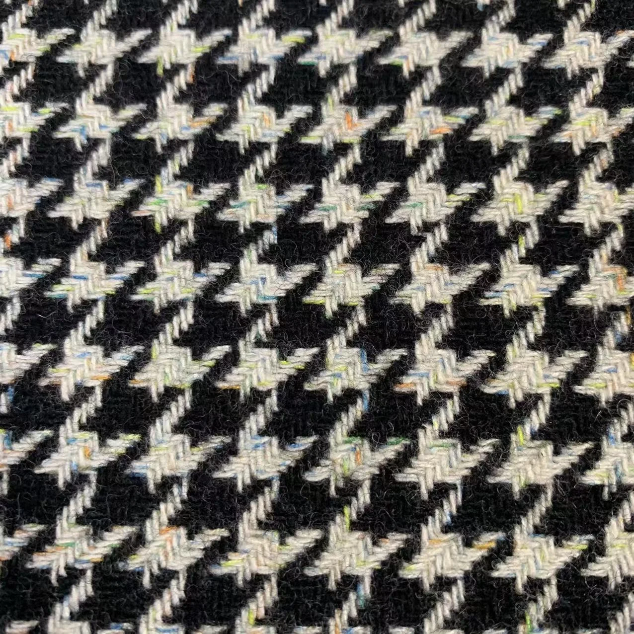 All season 50wool 530g/m  Melton houndstooth fabric  for woman suit and Home decoration fabricIn-Stock Items