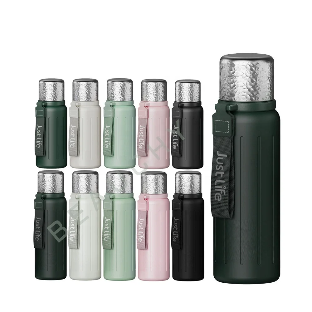 Factory Custom Stainless Steel Water Bottle Strainer Filter Vacuum insulated Cup Mug Double Wall Vacuum Outdoor Hiking Bottle