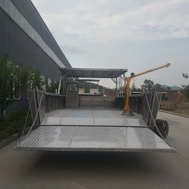 Speed 30ft 9m quality aluminum landing craft boats with roof for sales