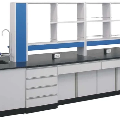 Стальная стойка верстака конструкции химический лабораторный вытяжной шкаф посуда шкаф лабораторный верстак