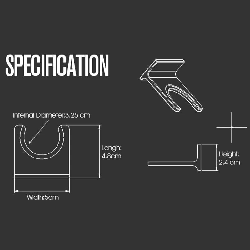 Durable Wall mounted Self adhesion bottle holder bathroom Holder bracket for bathroom