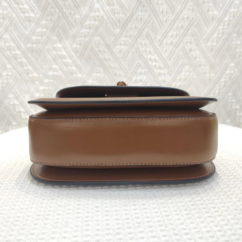 2024 Bamboo Handle Purses And Handbags Luxury Genuine Leather Bags For Women Ladies