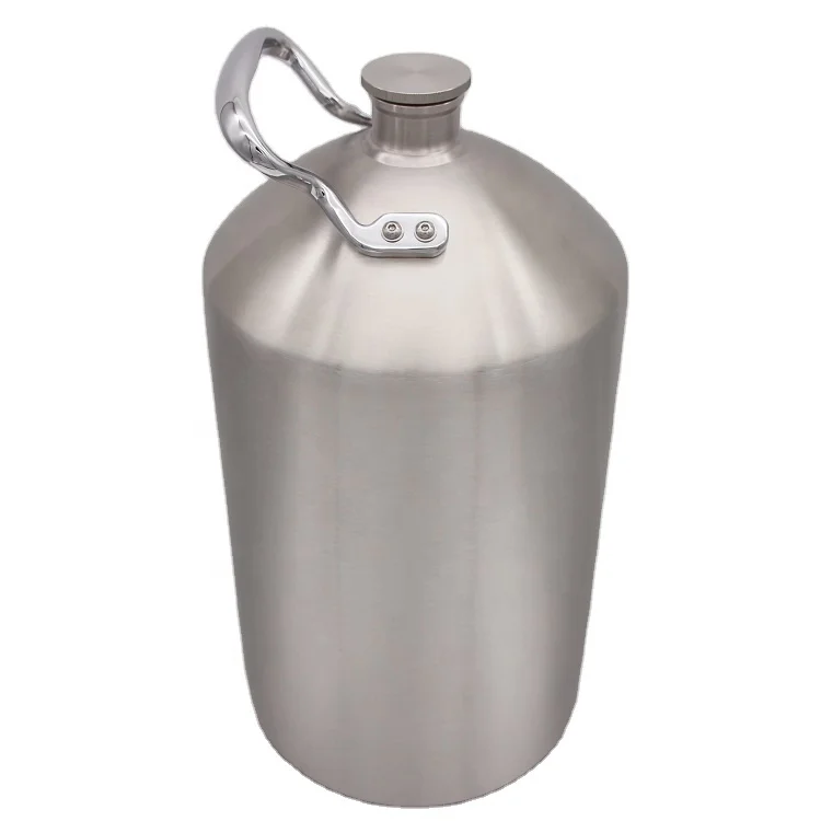
8L food grade mini keg water beer soda coffee soft drinks stainless steel 304 growler 