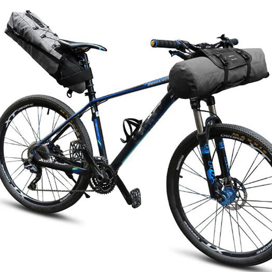 Bike Front Tube Bag Waterproof Bicycle Handlebar Basket Pack 10L/15L/20L Cycling Front Frame  Bicycle Accessories