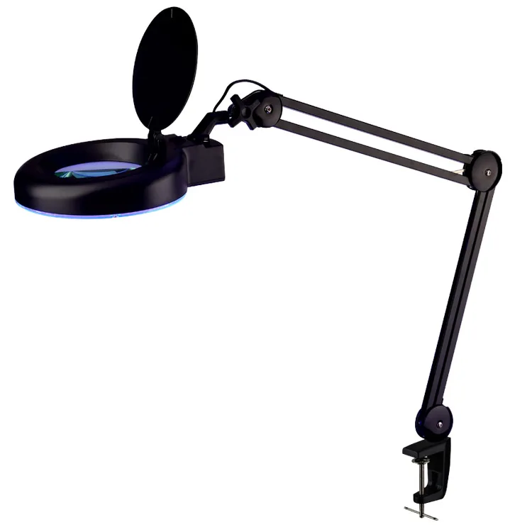 9001LED 127mm lens 6500 Kevin and UV light with lens magnifier lamp for UV curing detection ultraviolet disinfection nail care