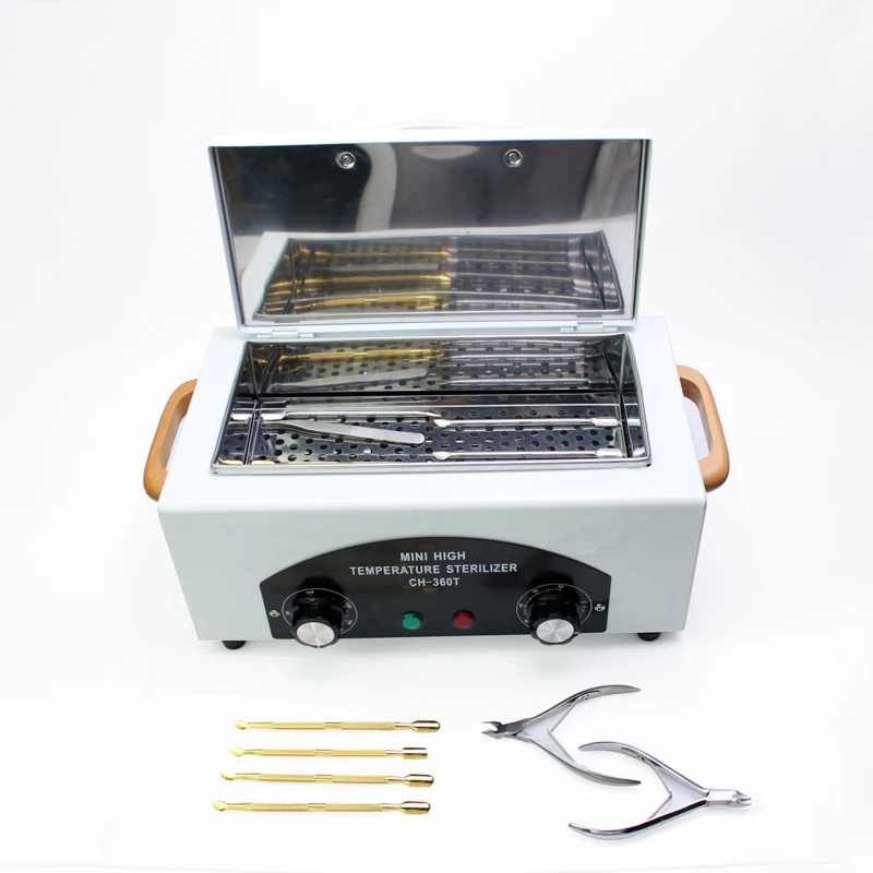 High Temperature Sterilizer 200 Degrees For Nail Tool Dry Heat Sterilizer Disinfection Cabinet
