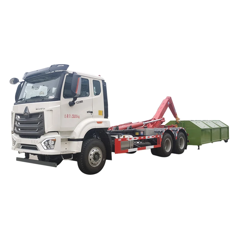 China garbage compactor truck body parts waste truck compressed howo Garbage Collector Truck