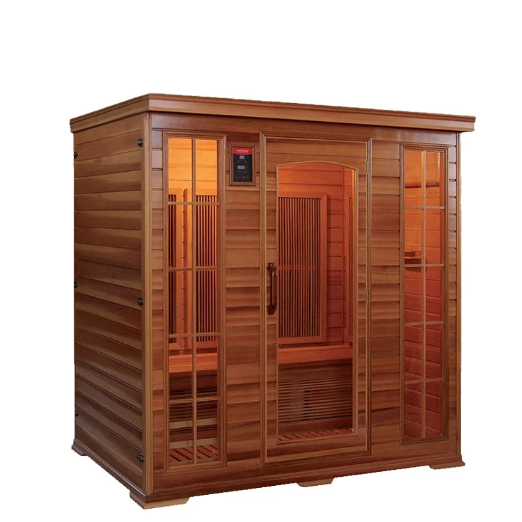 Good Quality Tradition Sauna Room Cedar for Soild Wood with Canadian Red Carton Customizable Solid Wood Home Bar