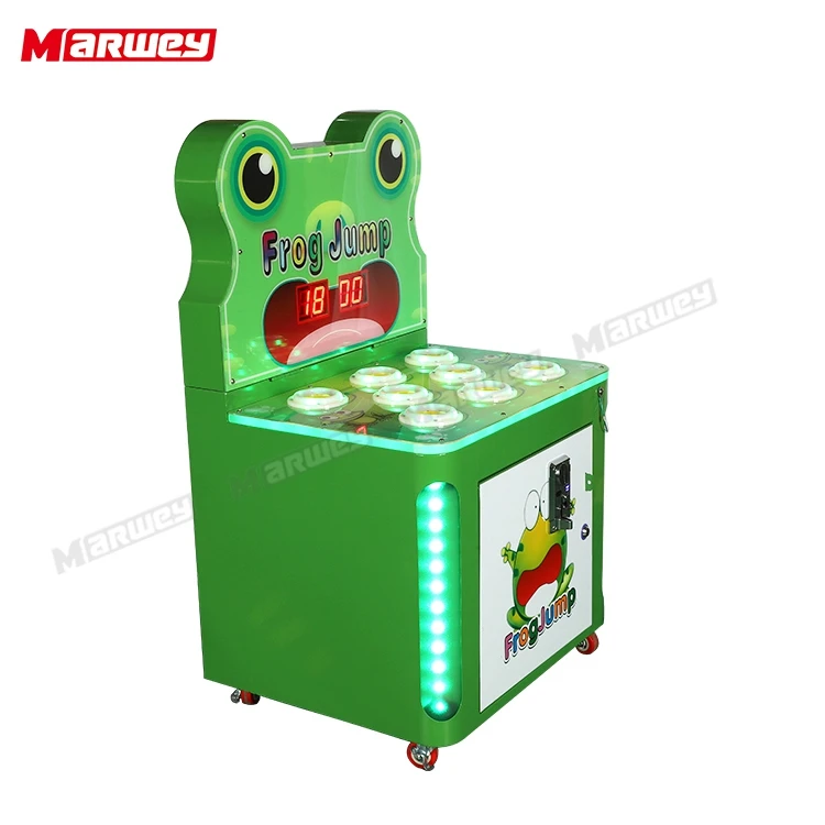 Hot Sale Coin Operated Beat Frog Hammer Game Machine Indoor Sports Kids Whack a Mole Hit Frog Arcade Games Machine