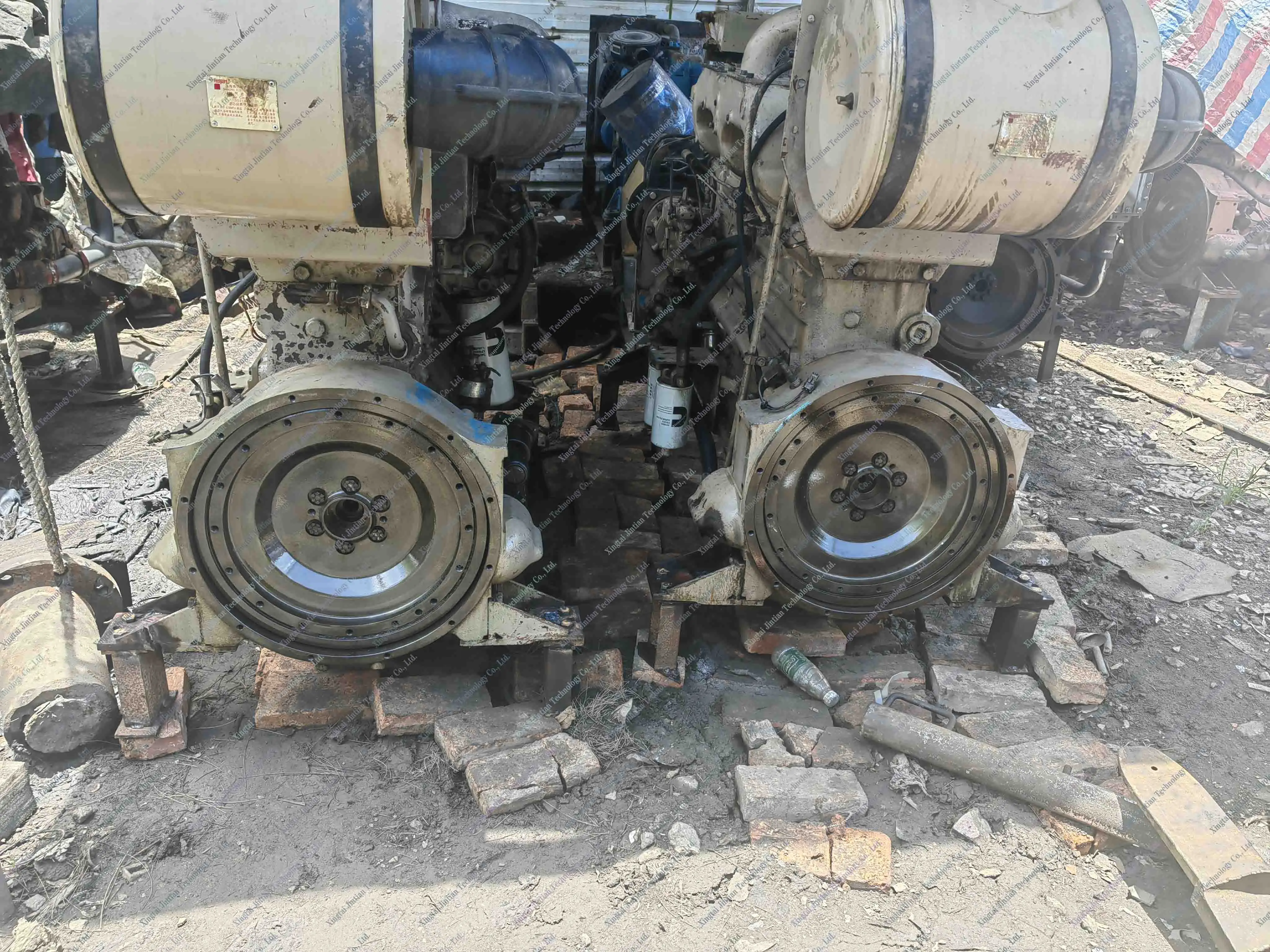 Original used 290PS Water-cooled marine diesel engine NT855-M Boat engine