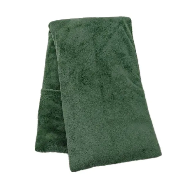 Reusable Microwavable Heat Pillow with polar Fleece Cover wheat bag heat pack