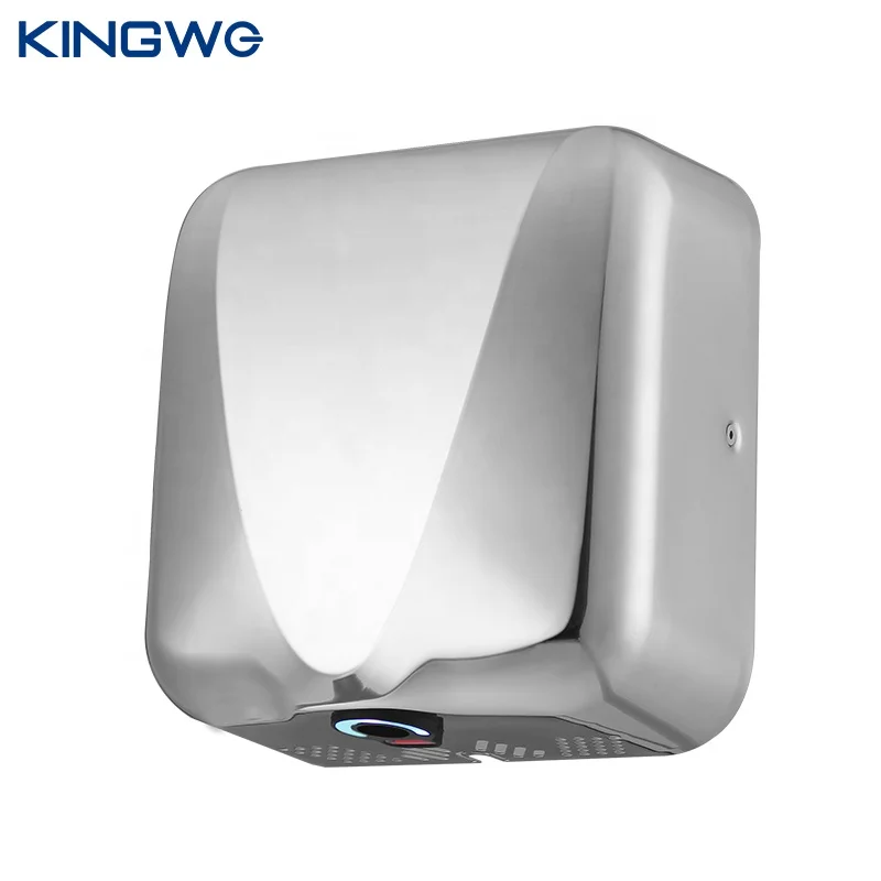 Polished Jet Wall Mounted Hygienic And Energy Efficient Washroom Hand Dryer For Public