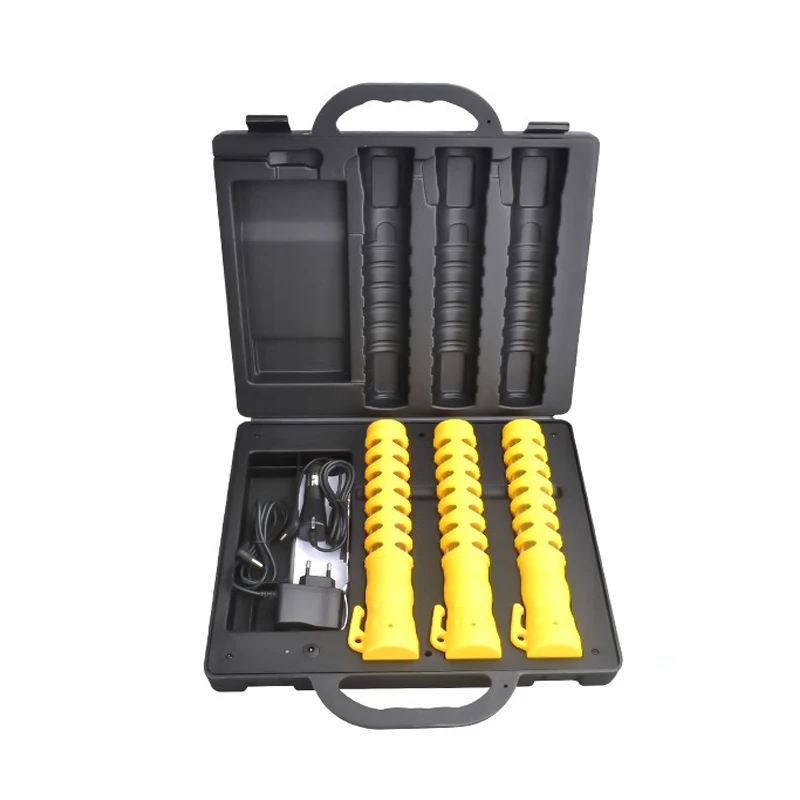 Stronger magnetic traffic warning light led baton road flare