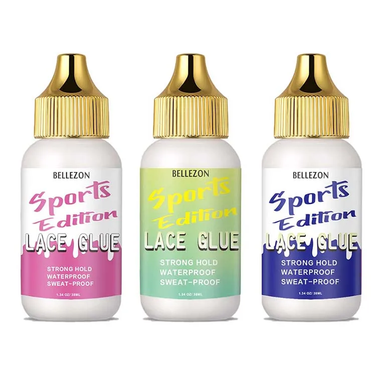 Sports Lace Glue Strong Hold Sweat Proof Waterproof Oil Resistant Lace Glue Hair Glue For Full Lace Wigs