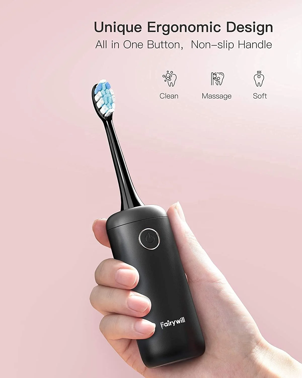  Fairywill FW T9 2021 2020 2022 Oral Care Portable Slim Electrical Electronic Electric Tooth Brush Toothbrush for Adult