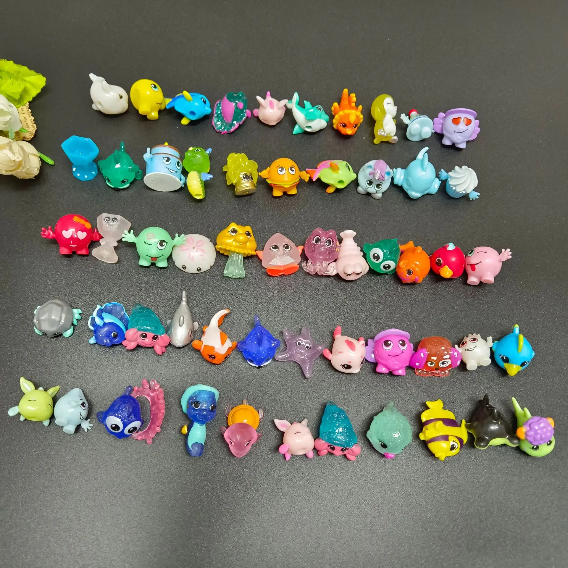 T1115 Multiple marine animal soft rubber underwater creatures promotional gifts figurines cartoon ornaments Toys