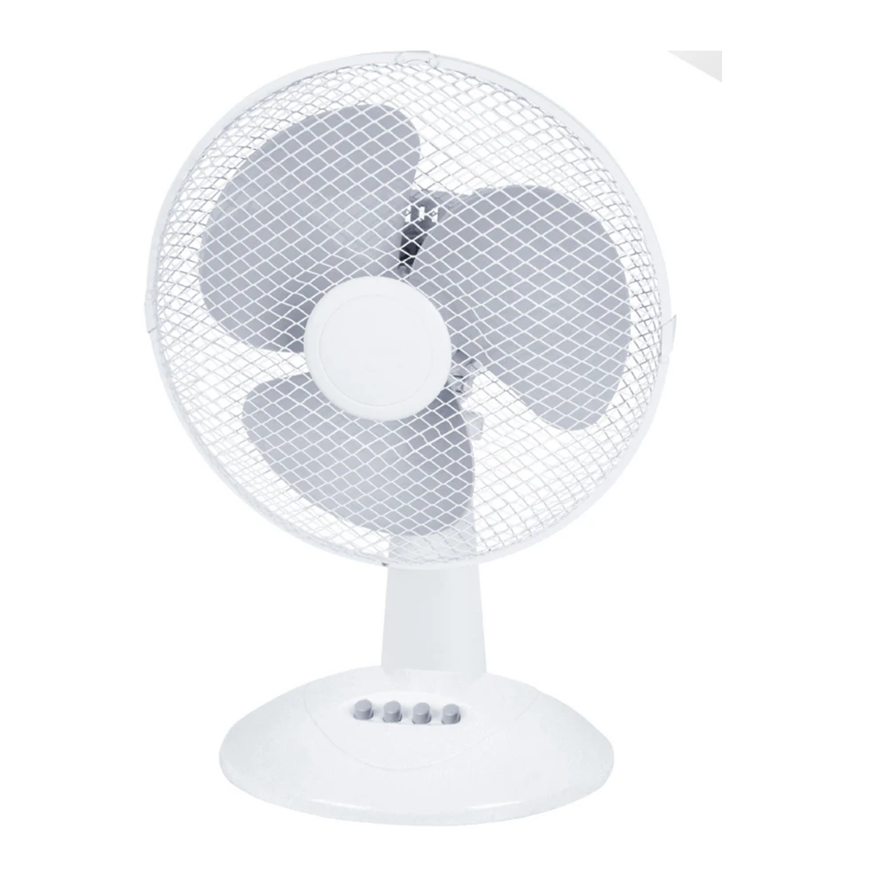 hot 12 inch table fan with oscillation  portable  desk fan 3  speed  steel mesh  cheapest table fan