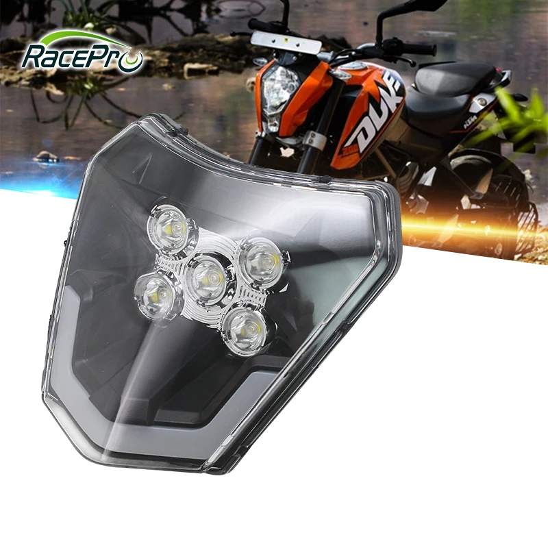 Racepro 2022 Wholesale Motorcycle LED Headlight For KTM EXC / XC-W  SX-F  XC-F SX-F EXC-F XC TPI 14 - 20