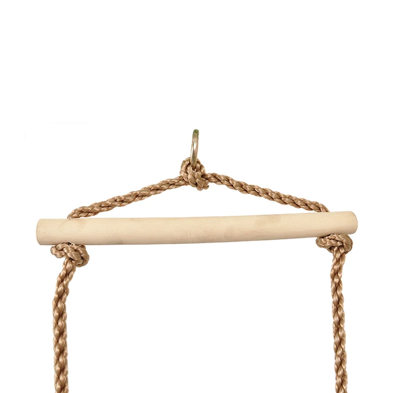 Playground Accessories Single Children Climbing Rope Ladder with Wood Steps Kids Rope Climbing Ladder