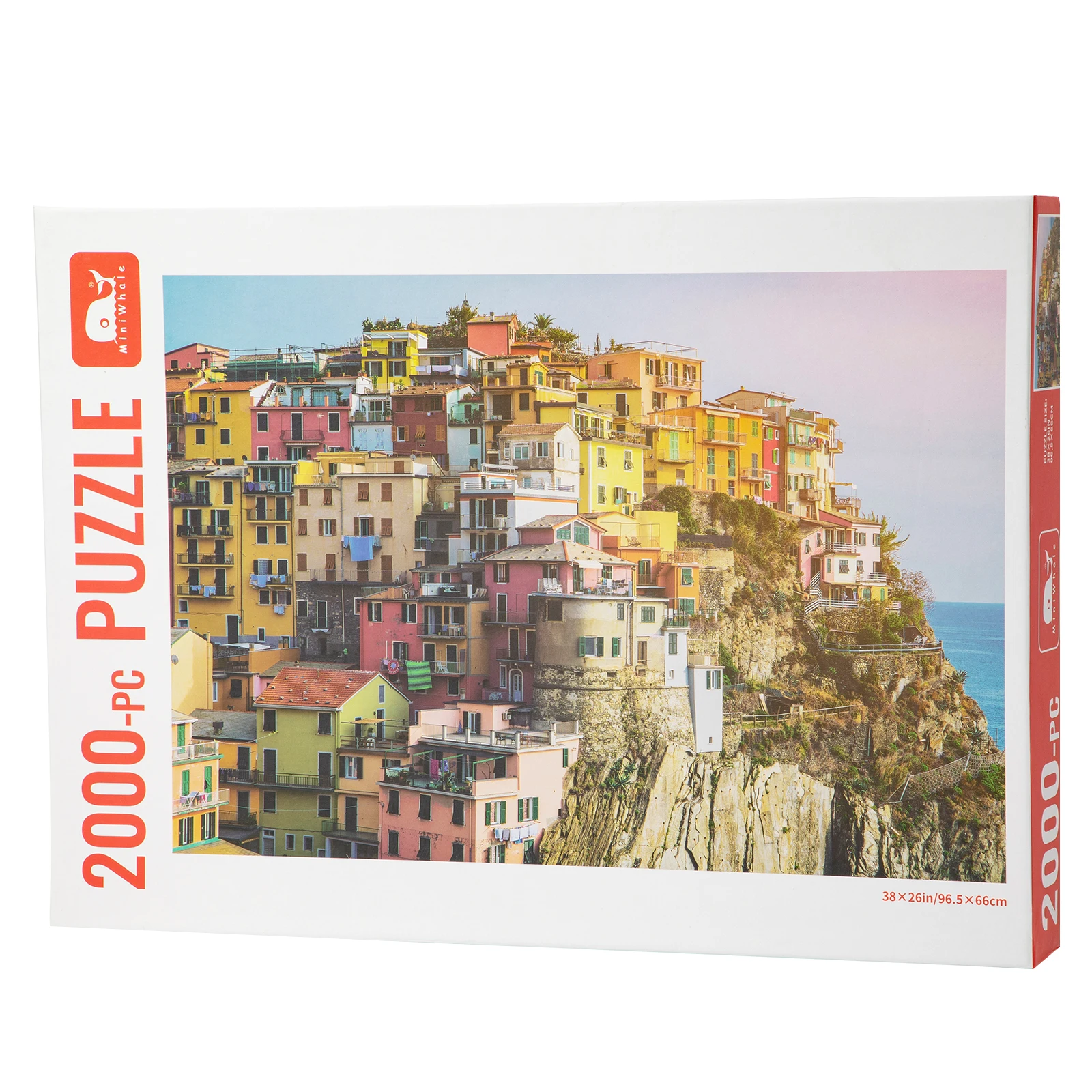 2000 piece jigsaw Amazon hot sale amalfi coast large puzzle manufacturer for adult teen eco-friendly custom puzzle