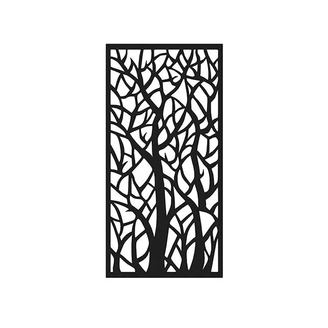 powder coated cut aluminum garden  garden   border decorative fence