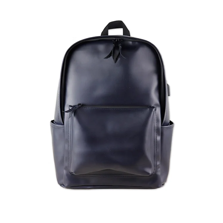 ISO9001 approved anti theft USB charging back pack school backpack hiking camping backpack men laptop PU leather backpack