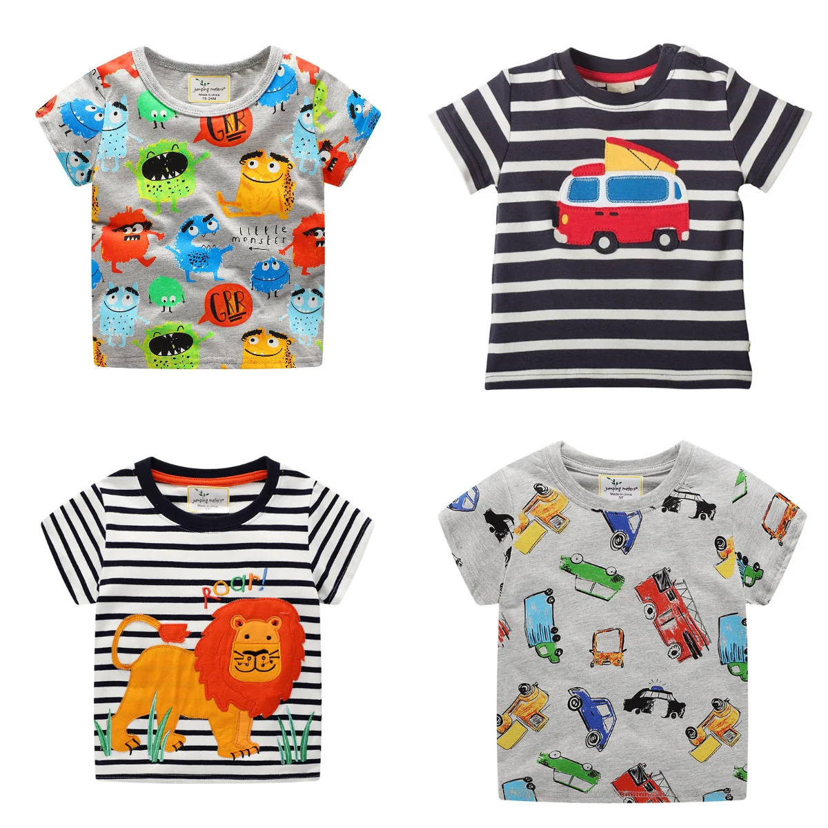 New Products Kids Summer Kids Shirts Short Sleeve Boys T-Shirts Boys Cotton Custom T-Shirts
