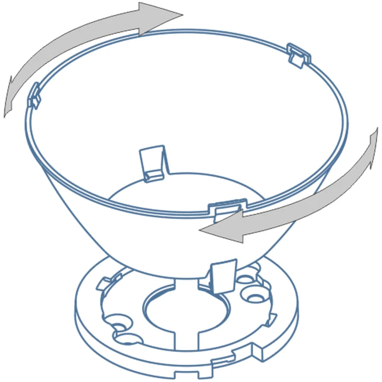 
Manufacturer 58MM PMMA PC Plastic Optical LED Lens Indoor Retail Led Lenses Down Light Spot Light Track light lens TIR LED Lens 