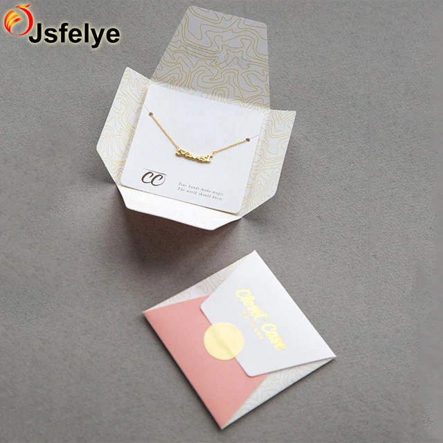small size Plain Colour offset paper Square jewelry envelopes