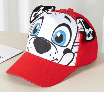 Dog print 5 panel baseball cap Shade Kids baseball cap Quality baseball cap with cute ears