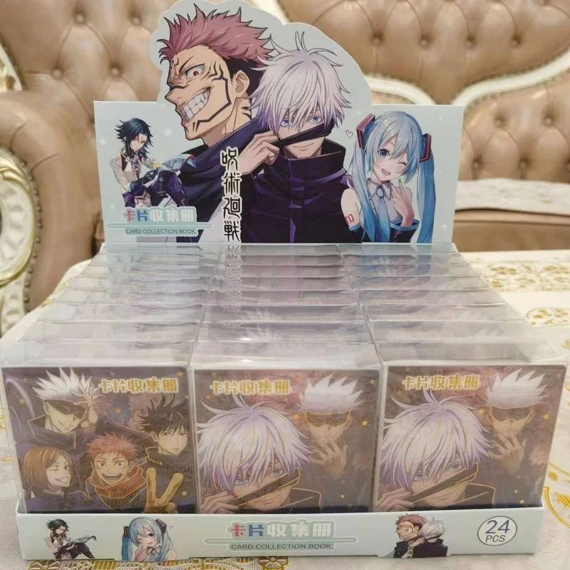 24 pcs/box 24 Pockets Anime Photo Album Polaroid Album PVC Photocard Holder Women ID Credit Card Holder Photocard Binder gift