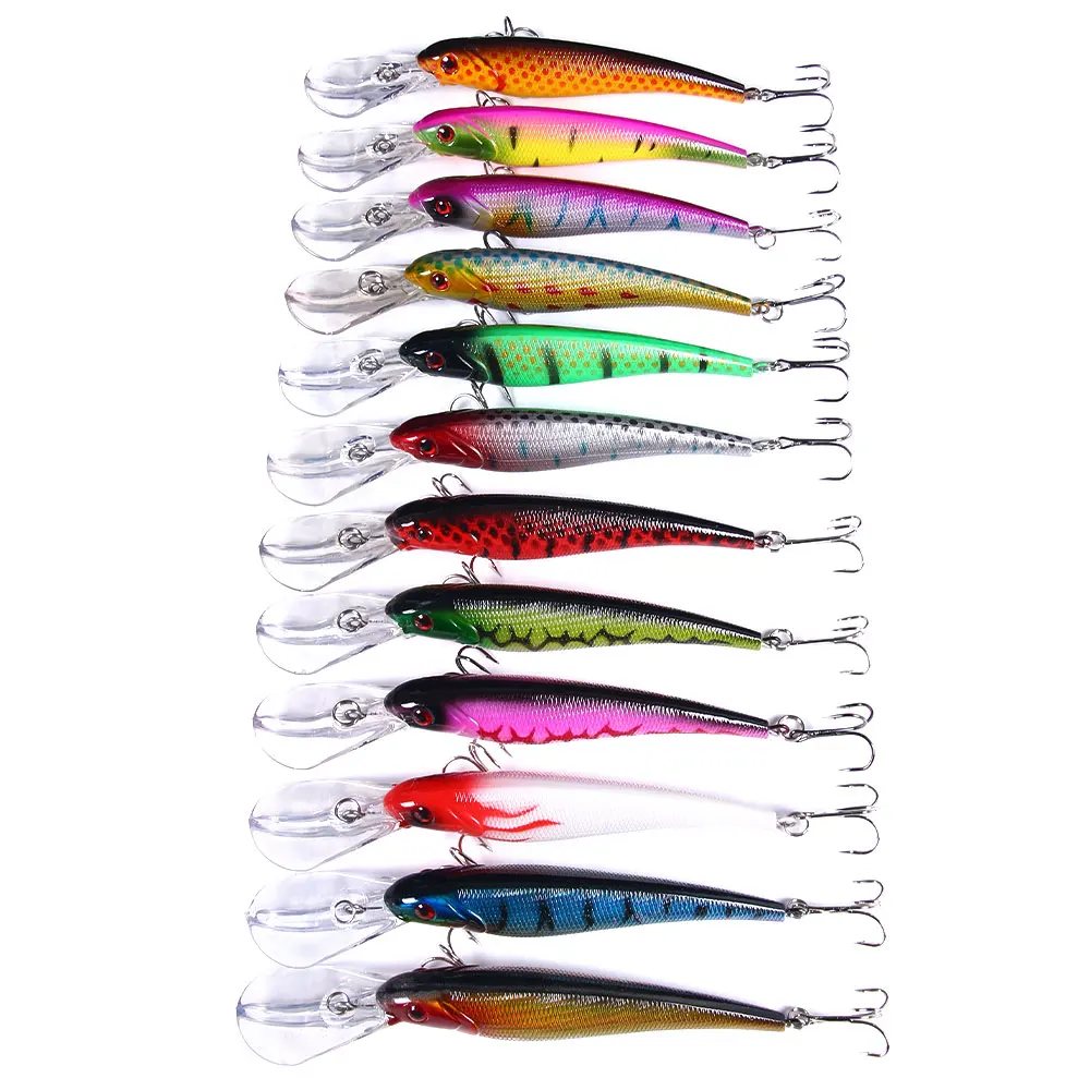 16.5cm/27.9g Deep Depth Trolling Minnow Hard Plastic Fishing Bait Lure
