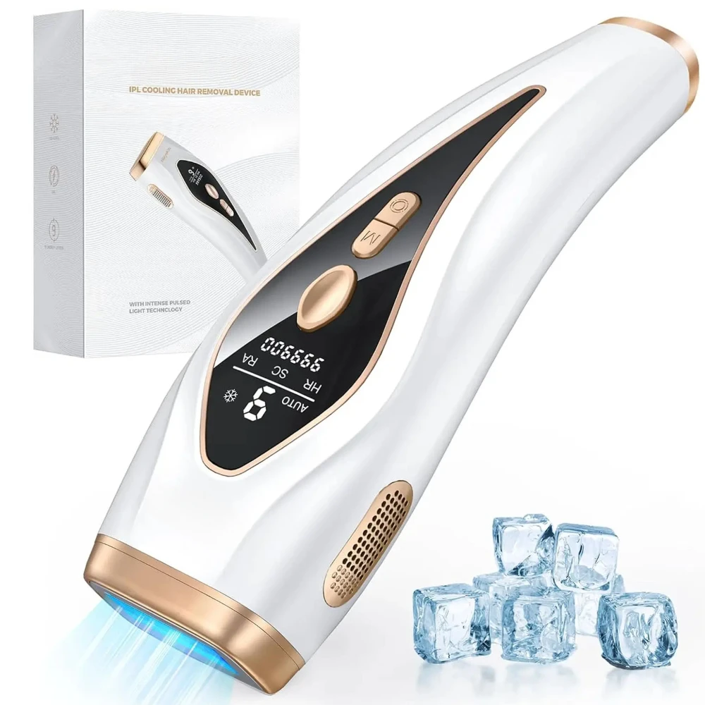 Laser Hair Removal Device for Women Men IPL Permanent Hair Remover 999900 Flashes for Arm Leg Back Whole Body