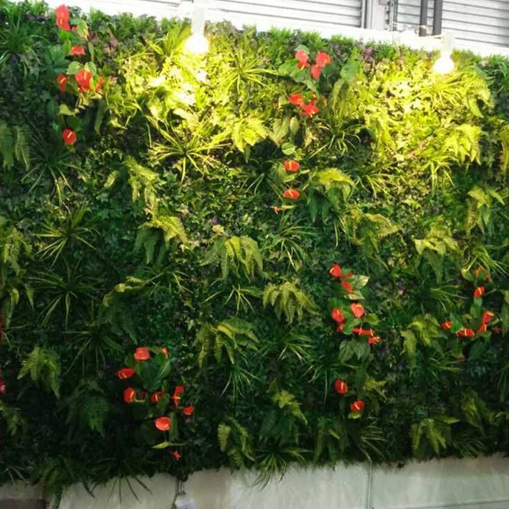 high quality faux greenery wall artificial plant wall for garden decoration
