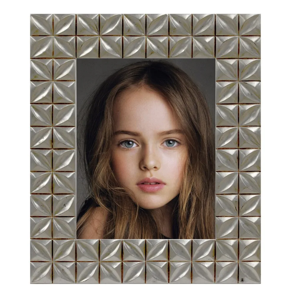 4X6 Inch Coral Shape Antique Gold Resin Tabletop Photo Frame Beach Style Starfish Decor Polyresin Picture Frame