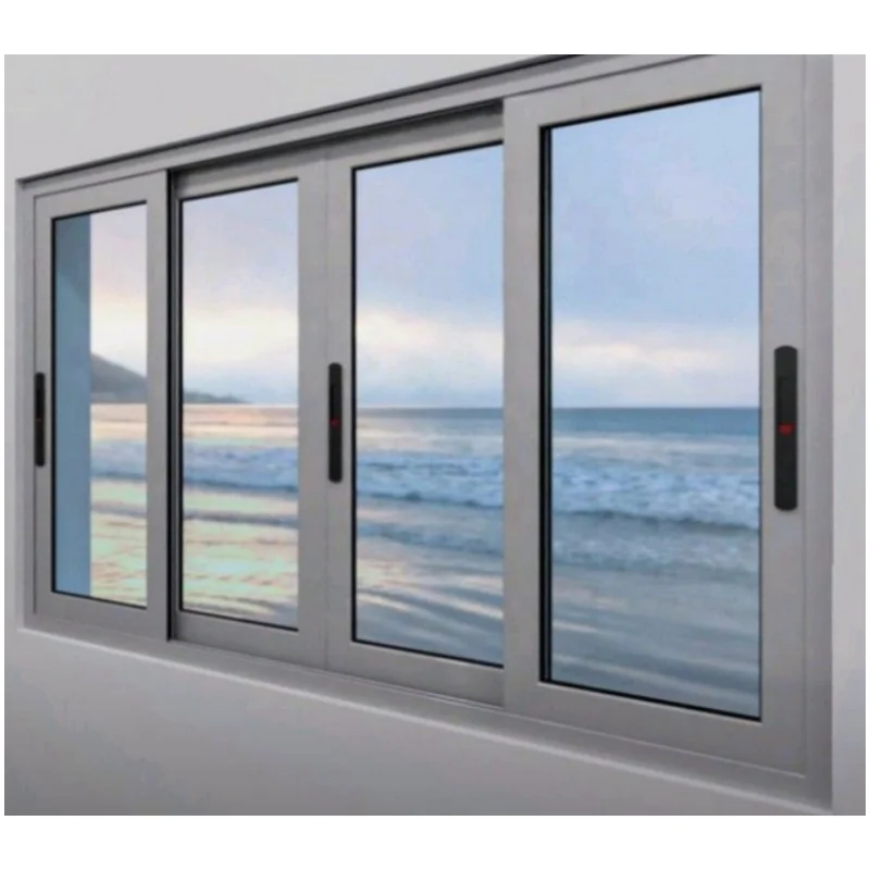 China Factory Customized high quality Double-glazed soundproof aluminum sliding window for home hurricane-proof sliding windows