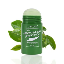 Private Label Vegan Original Green Tea Cleansing Mask Purifying Clay Mask Sticks Green Mask Stick