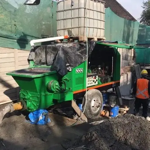 High Efficiency diesel machine small pump self loading concrete mixer