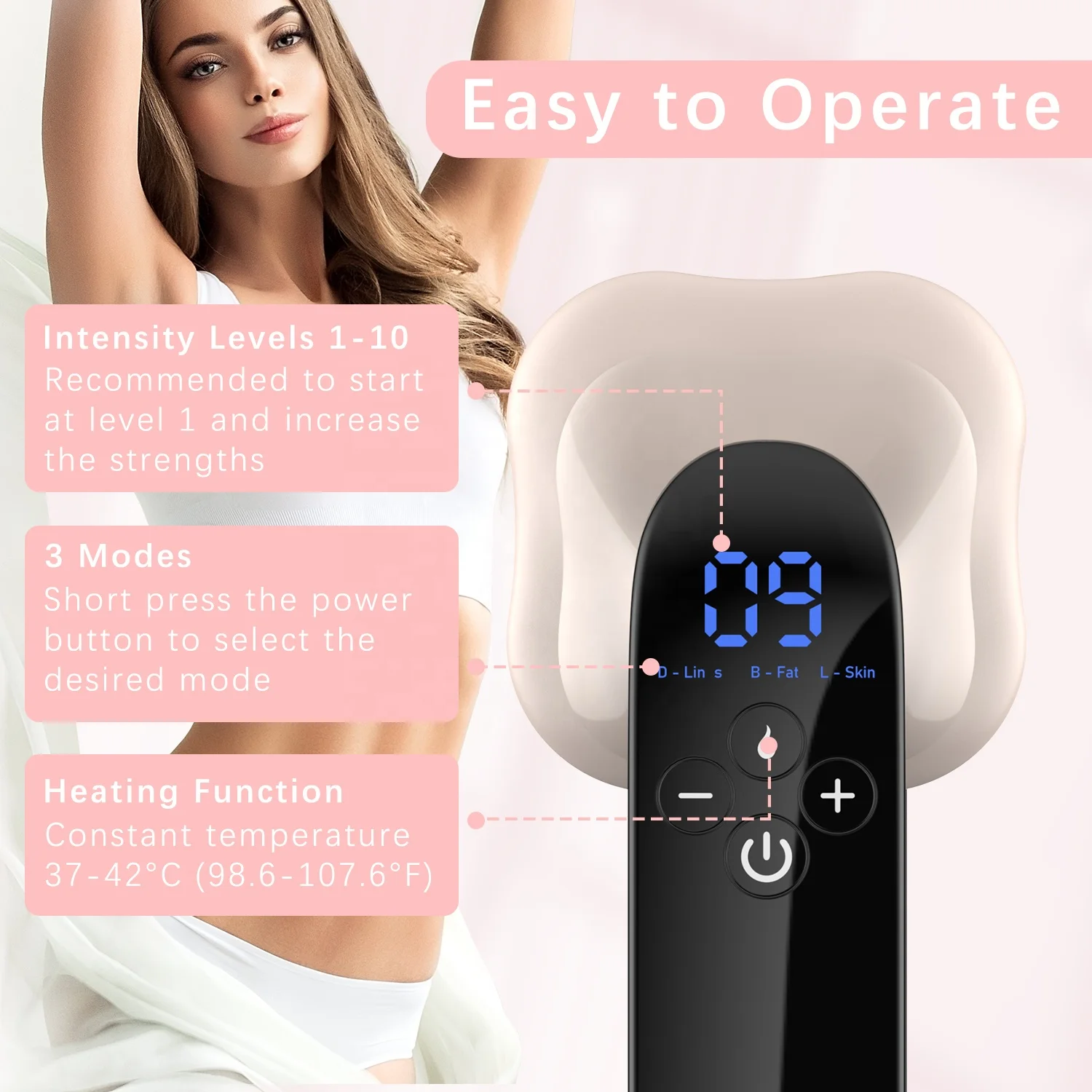 Massage Cellulite EMS Electric Pulse Massage Machine Anti-cellulite Massager