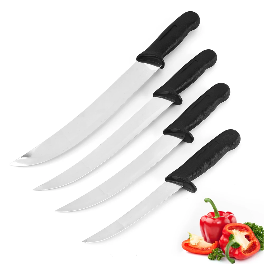 Hotel Western steak knife set cross border multi-purpose fruit knife household kitchen plastic handle steak knife