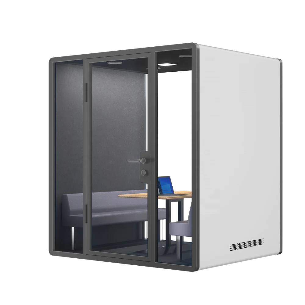 Customized Office Meeting Pod Soundproof Phone Booth for 4 persons