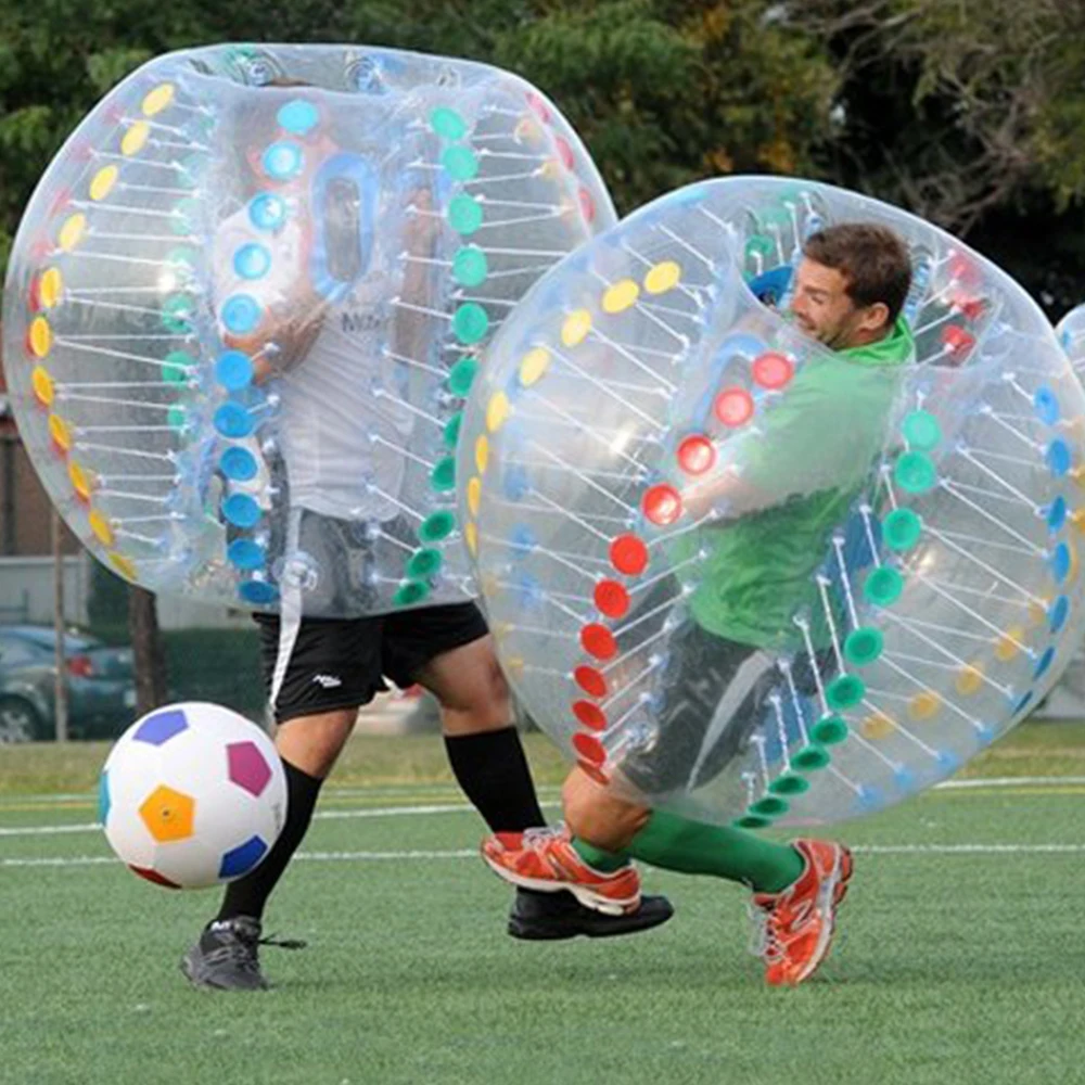  Уличные спортивные игрушки 1 5 м светодиодный надувной бампер для взрослых с человеческим телом игры в футбол со светодиодной подсветкой