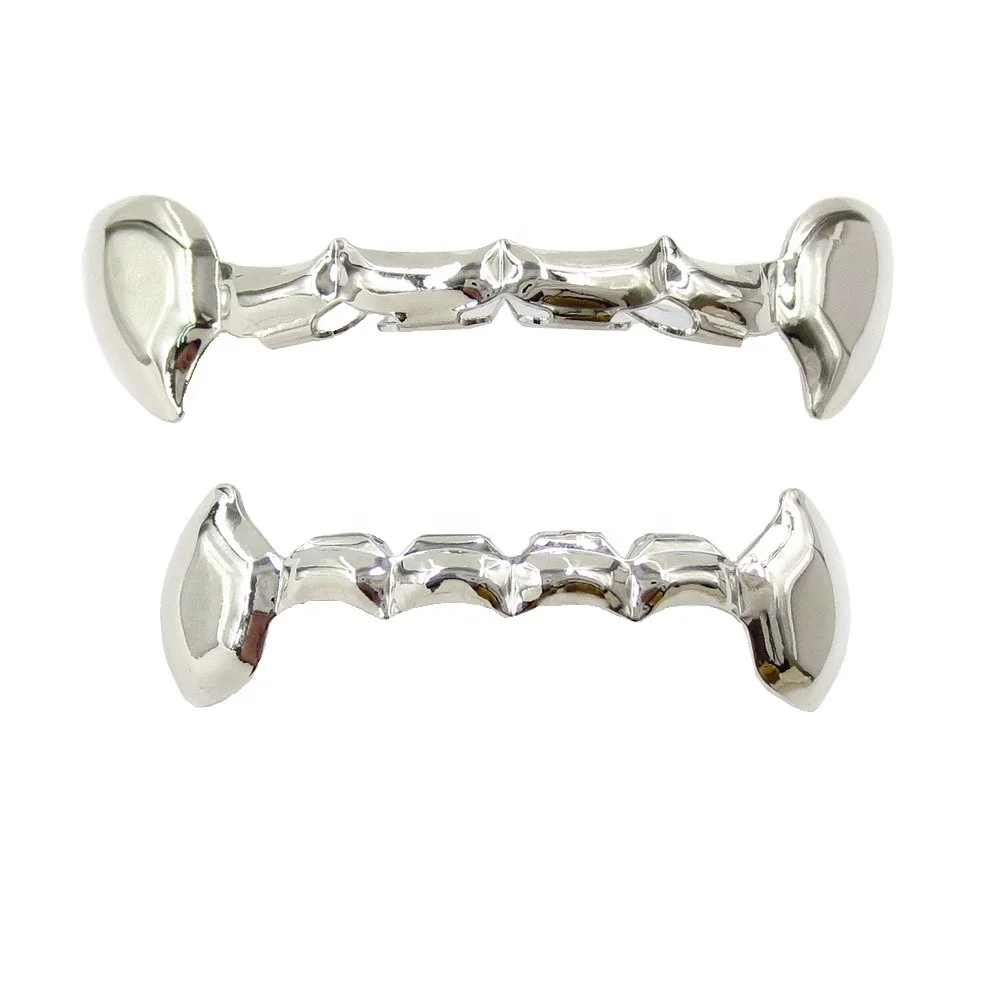 Мужские декоративные коронки для зубов Dr. jewelry классическое украшение в стиле хип-хоп с верхним и нижним покрытием под серебро золото черный цвета Хэллоуина праздника