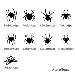 Hot Push 3D Stereo Halloween Bat Spider Amazon Cross Border PVC Sticker Foreign Trade Festival Party Floor Wall Sticker