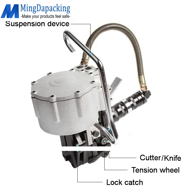 Pneumatic Push Type Combination Steel Strapping Tools KZ-32/19